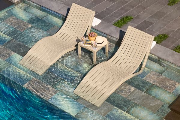 Slim Pool Lounger Lifestyle