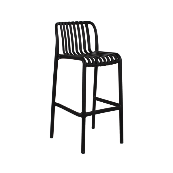 Isabella Barstool, outdoor polypropylene barstool