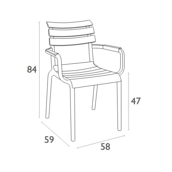 Paris Arm Chair - Image 7