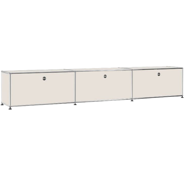 Modular 3Dr Media Unit  No Shelf Featured