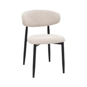Lucien Dining Chair - Stone Cream Bouclé