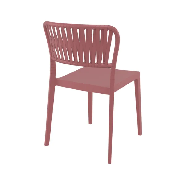 Portofino Side Chair - Marsala - Image 5