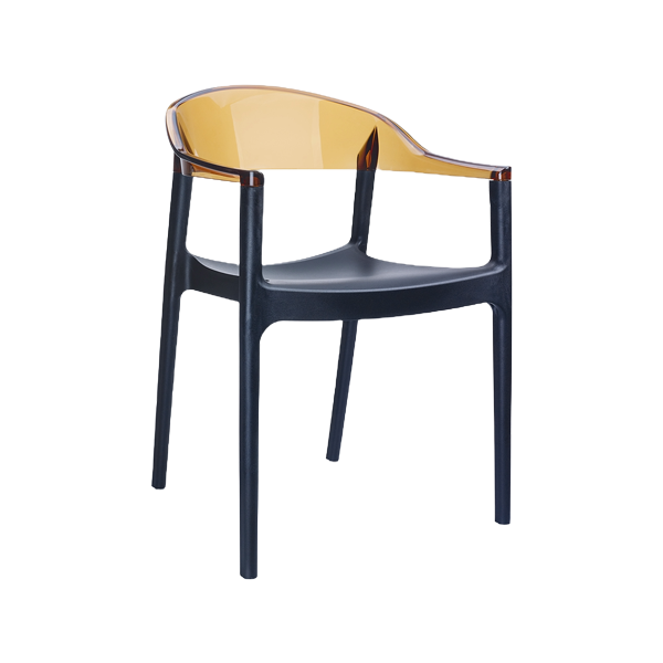 Carmen Armchair by Siesta Exclusive, stackable polycarbonate armchair for hospitality