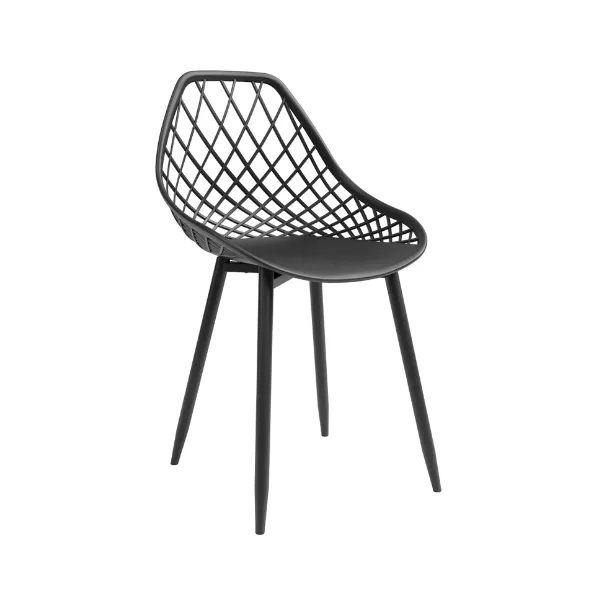 Kurv Side Chair Black