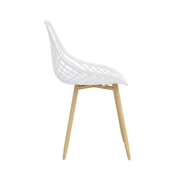 Kurv Side Chair White - Image 2