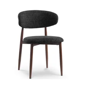 Lucien Dining Chair - Charcoal Fabric (Pre-Order, eta Mid March)