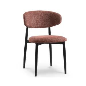 Lucien Dining Chair - Sunset Red Fabric (PRE-ORDER, ETA MID MARCH)