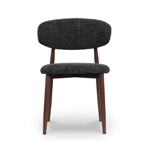 Lucien Dining Chair - Charcoal Fabric (Pre-Order, eta Mid March) - Image 2