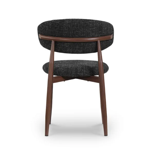 Lucien Dining Chair - Charcoal Fabric (Pre-Order, eta Mid March) - Image 3