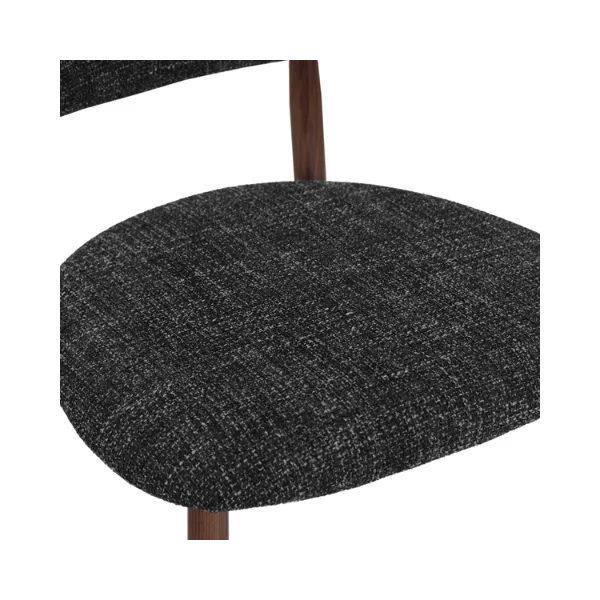 Lucien Dining Chair - Charcoal Fabric (Pre-Order, eta Mid March) - Image 5