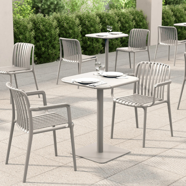 Haley 60x60 Square Bistro Table - Image 8