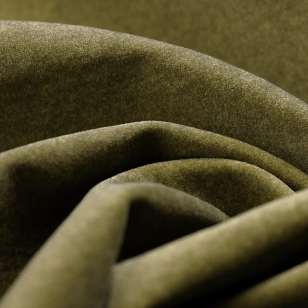 Napoli Carver Chair - Velvet Green Fabric - Image 9