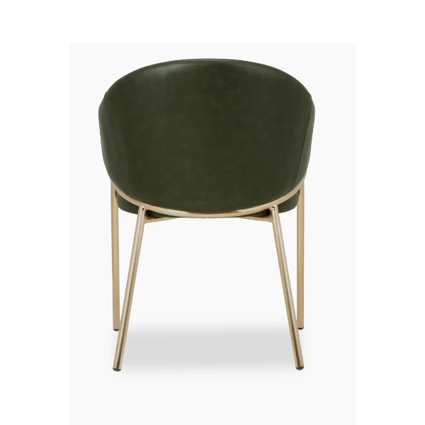 Napoli Carver Chair - Vintage Green PU - Image 6
