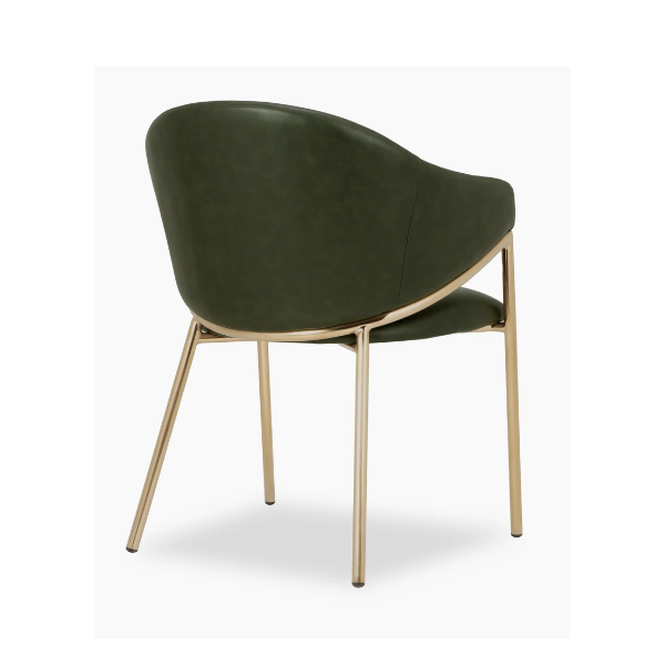 Napoli Carver Chair - Vintage Green PU - Image 7