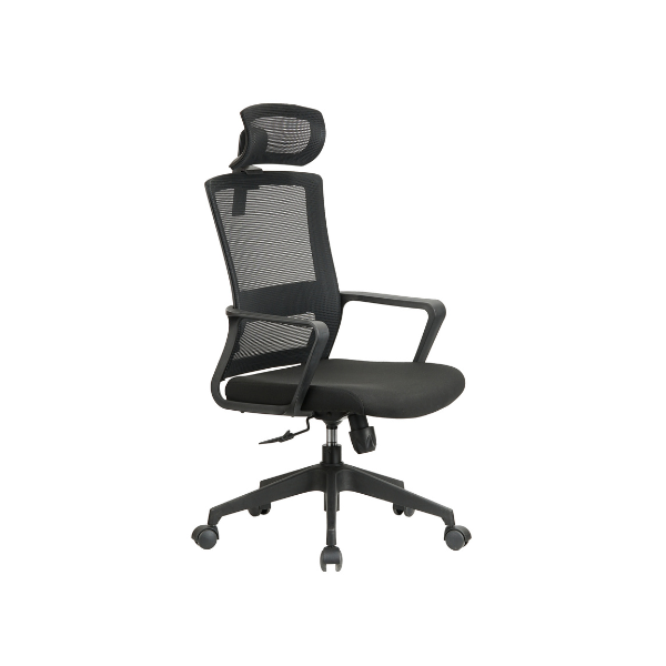 Alexa High Back Office Chair - Black