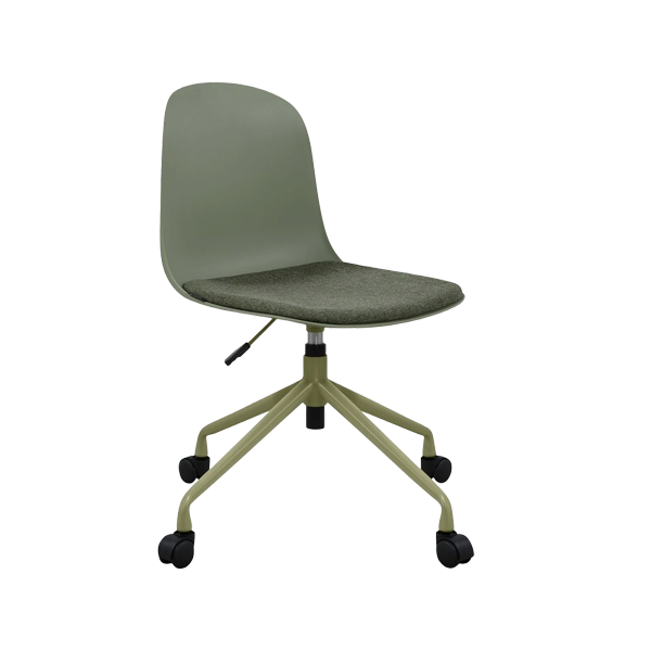 Sage Office Chair in green, compact everyday office chair for home offices