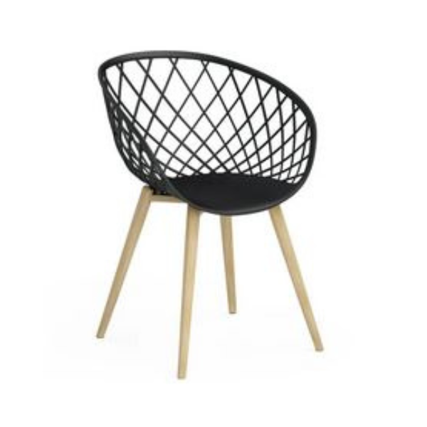 Kurv Arm Chair Black