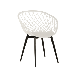 Kurv Arm Chair - White