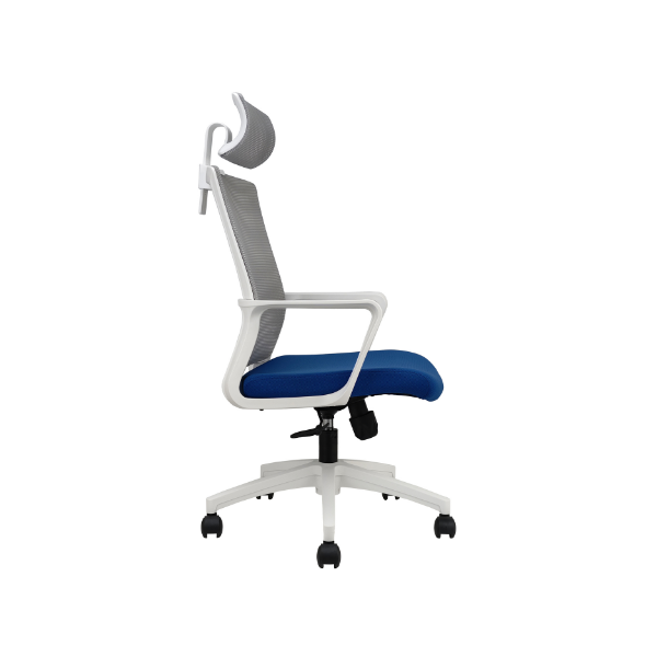 Alexa High Back Office Chair - White - Image 5
