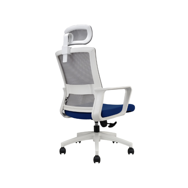 Alexa High Back Office Chair - White - Image 3