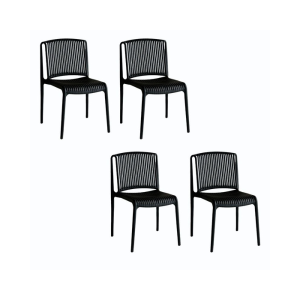 Billie Chair - Black - Box of 4