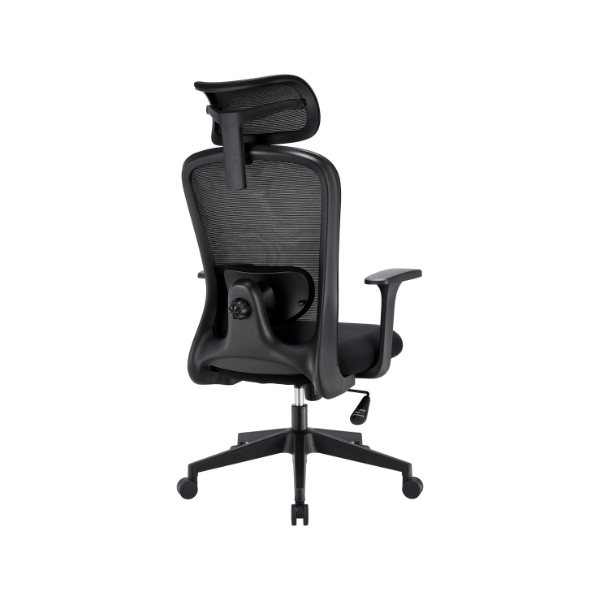Eros High Back Office Chair - Black - Image 4