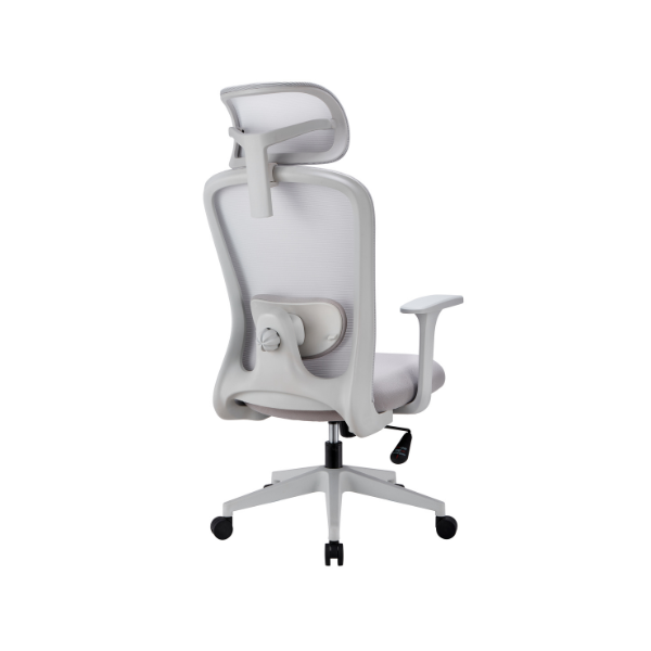 Eros High Back Office Chair - Grey - Image 4