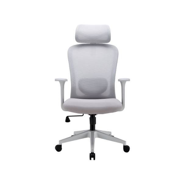 Eros High Back Office Chair - Grey - Image 2