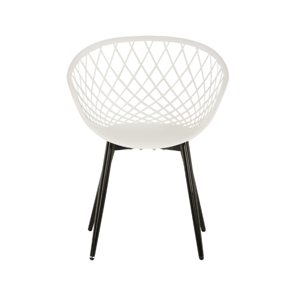 Kurv Arm Chair - White - Image 4