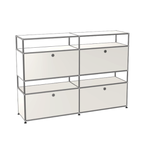 Modular 4Dr Side Unit, Top & Middle Shelf