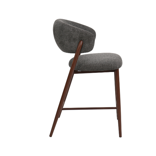Lyon Kitchen Stool - Water Repellent Aragon Fabric - Image 3