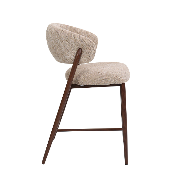 Lyon Kitchen Stool - Water Repellent Aragon Fabric - Image 9