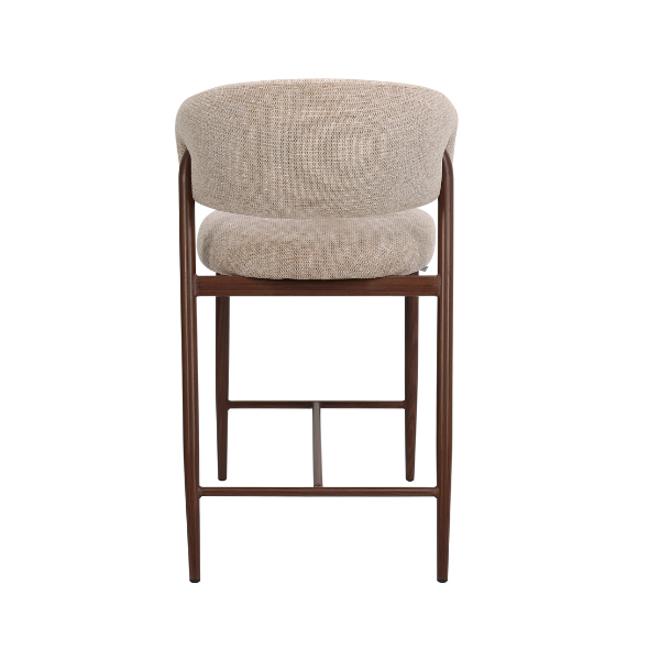 Lyon Kitchen Stool - Water Repellent Aragon Fabric - Image 11