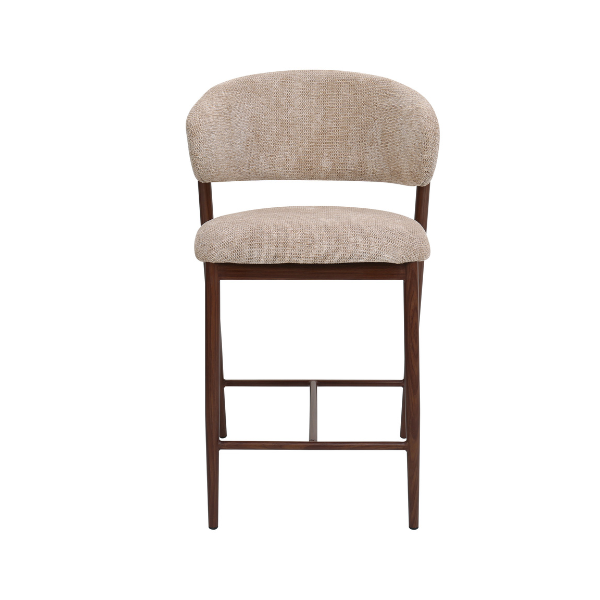 Lyon Kitchen Stool - Water Repellent Aragon Fabric - Image 7